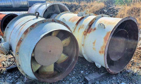 60" L x 36" Diameter Vent Fan